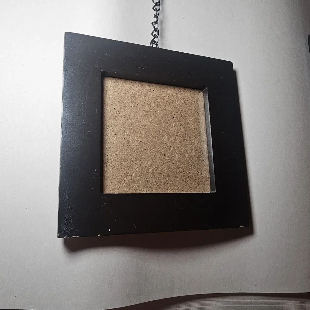 Dark Brown Tree Branch Metal Butterfly 3 Photo Frame Wall Hanging